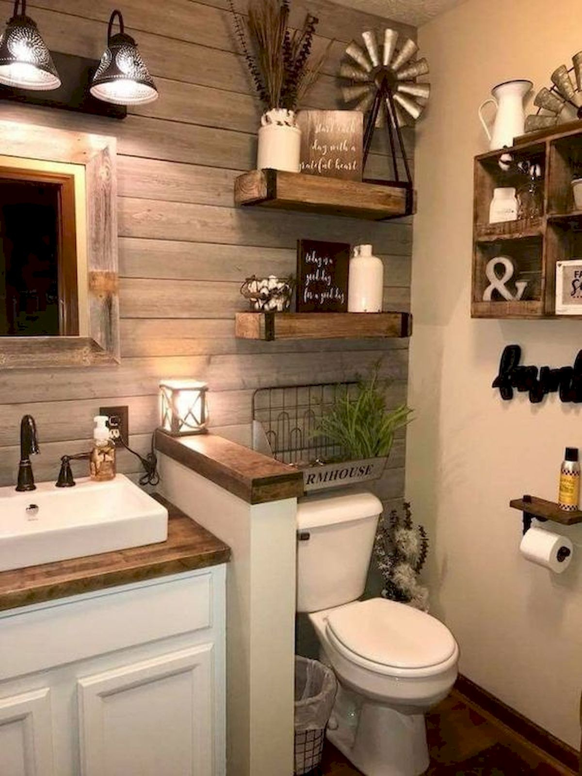 Bathroom Wall Decorating Ideas
 59 Best Farmhouse Wall Decor Ideas for Bathroom Ideaboz