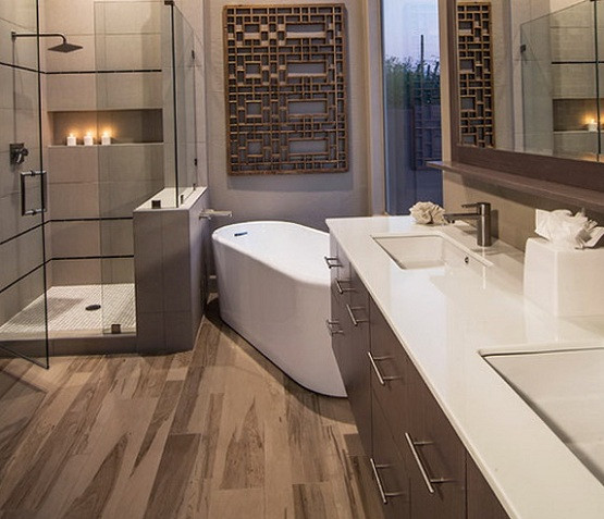 Bathroom Wall Laminate
 Laminate Flooring in Bathroom Ideas