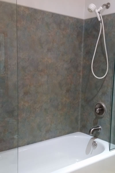 Bathroom Wall Laminate
 TubCove Seattle Laminate Seamless Bath Tub Wall Surrounds