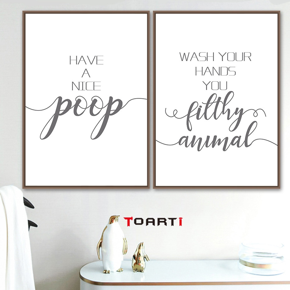 Bathroom Wall Quotes
 Aliexpress Buy Funny Bathroom Quotes Modern Wall