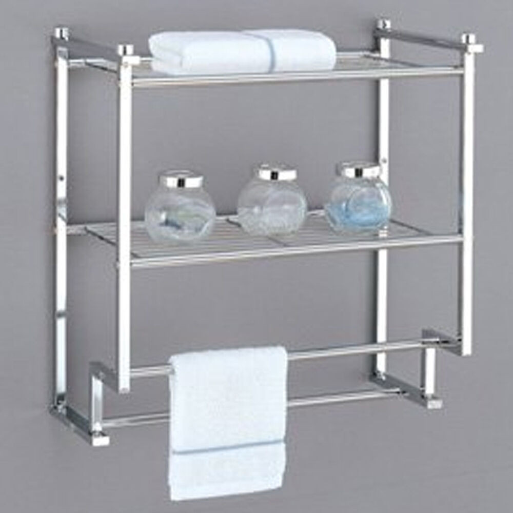 Bathroom Wall Rack
 Towel Rack Bathroom Shelf Organizer Wall Mounted Over