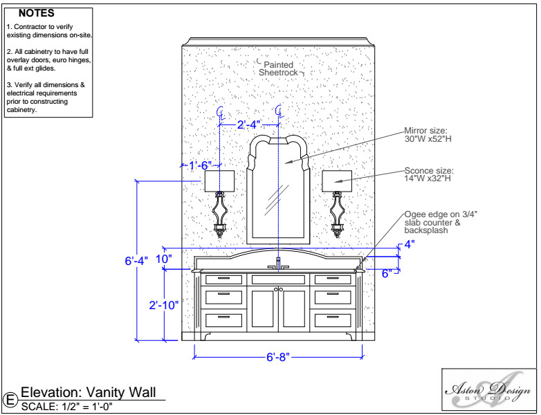 Bathroom Wall Sconce Height
 Bathroom Sconces Where Should They Go — DESIGNED