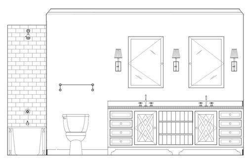 Bathroom Wall Sconce Height
 General guidelines on how high to hang bathroom sconces