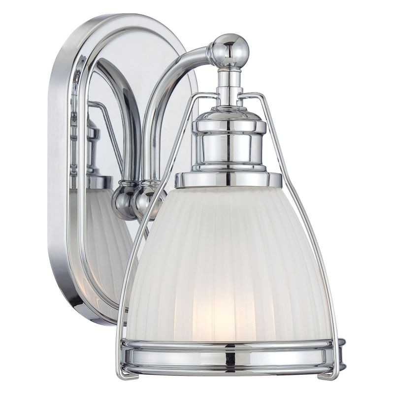 Bathroom Wall Sconce Height
 Minka Lavery 5791 77 Chrome 1 Light 9" Height Bathroom