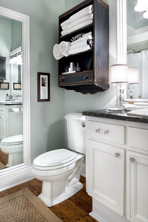 Bathroom Wall Shelves Over Toilet
 Over The Toilet Storage Ideas for Extra Space Hative