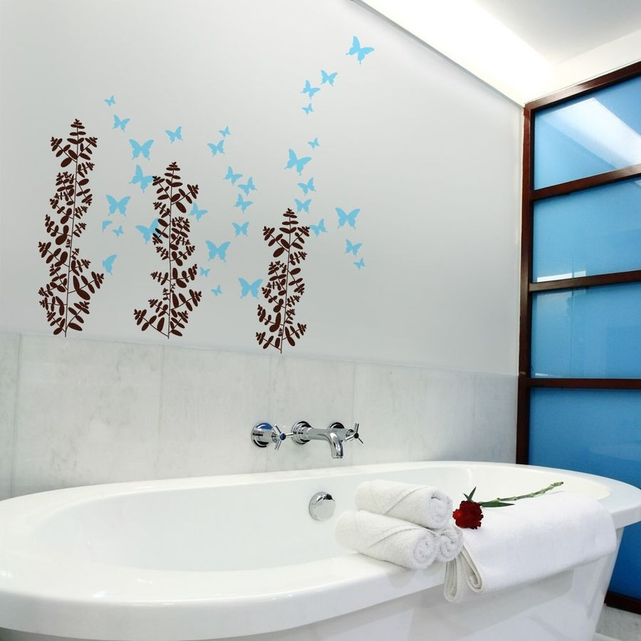 Bathroom Wall Stickers
 Modern Bathroom Wall Art Models