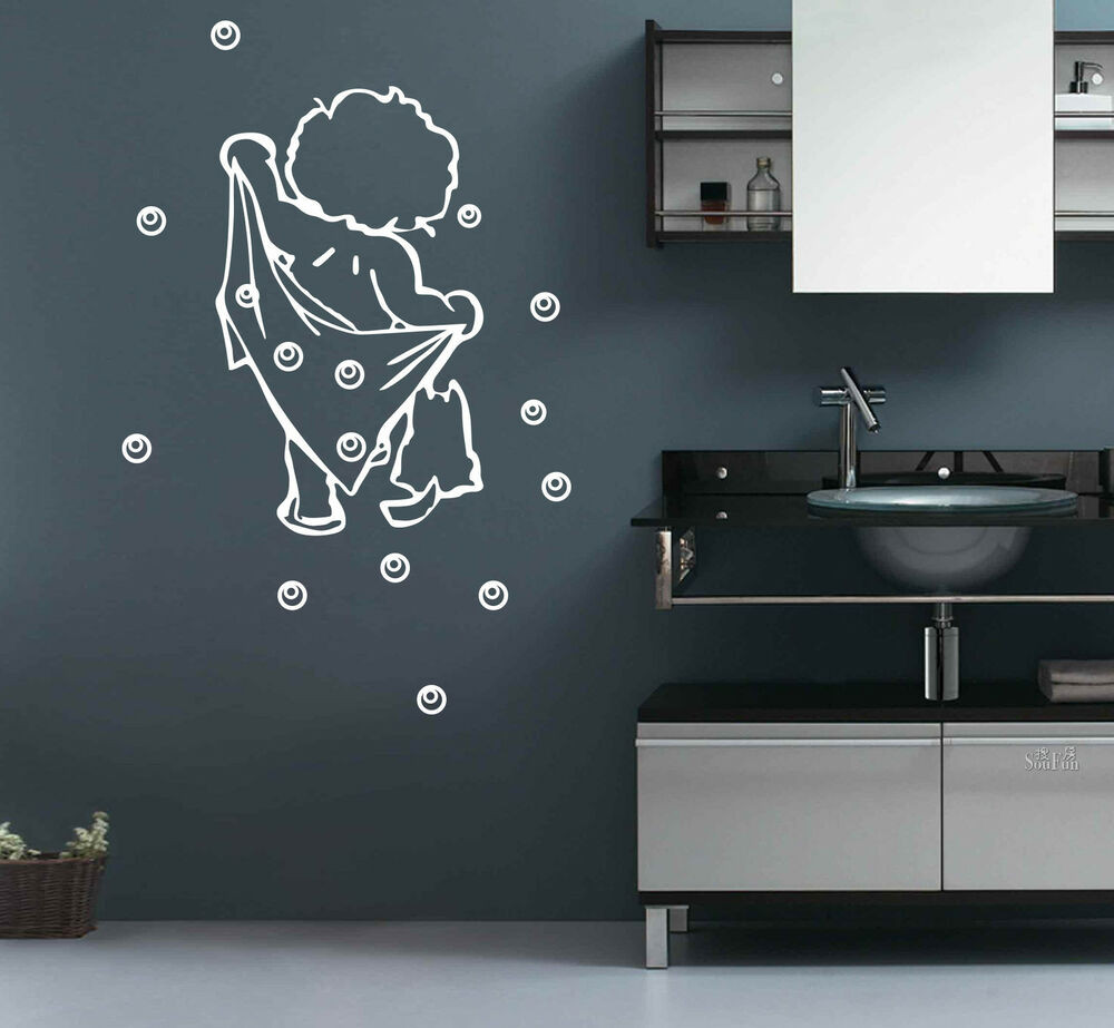 Bathroom Wall Stickers
 BATH Bathroom Bubble Removable DIY Wall Stickers Decal UK