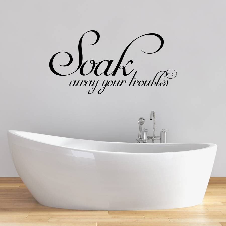 Bathroom Wall Stickers
 soak bathroom wall sticker by mirrorin