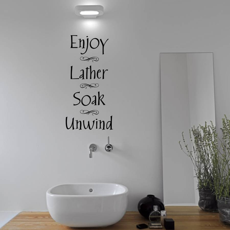 Bathroom Wall Stickers
 Bathroom Wall Sticker By Mirrorin