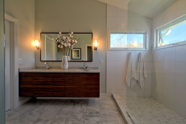 Bathroom Windows Inside Shower
 Windows Inside Shower Contemporary Master Bath