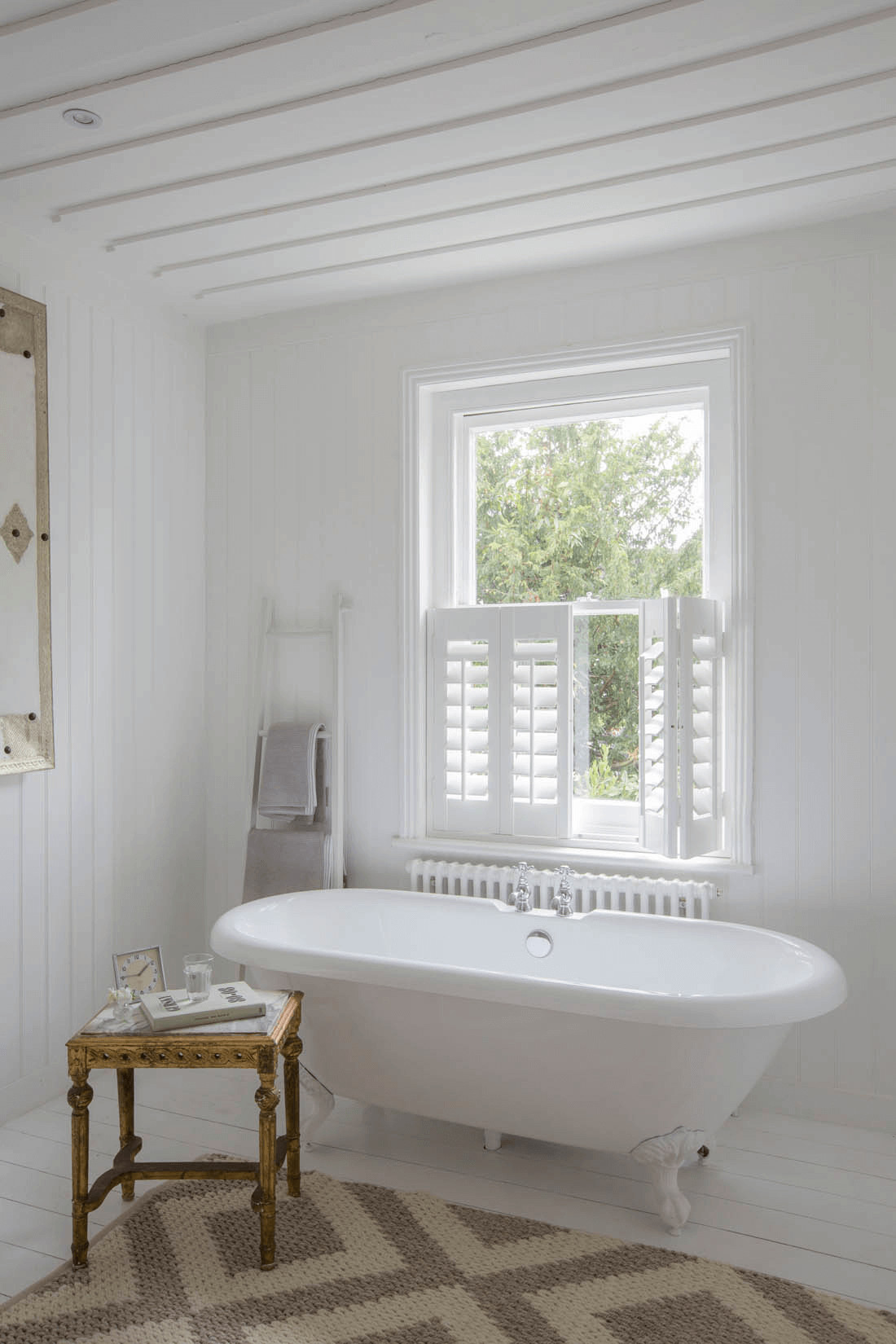 Bathroom Windows Inside Shower
 Half window indoor shutters for bathroom