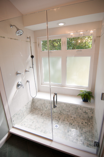 Bathroom Windows Inside Shower
 Walk in shower