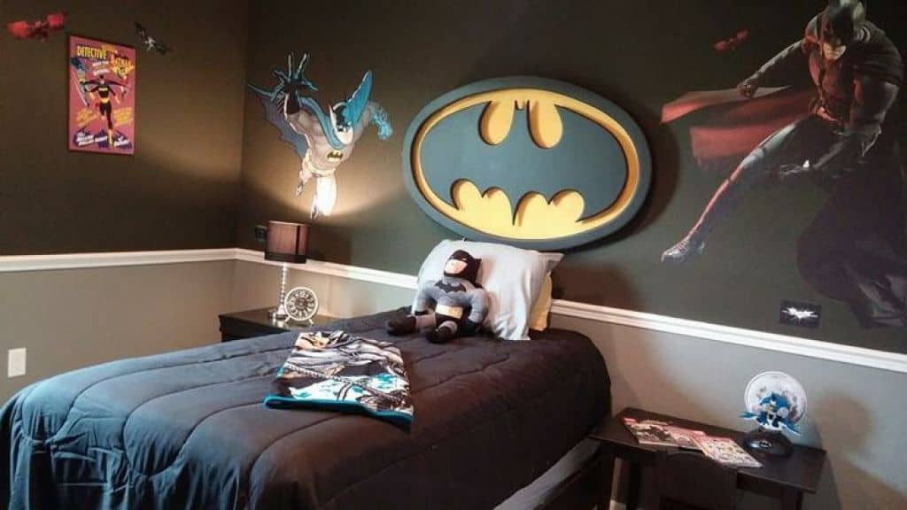 Batman Bedroom Wallpaper
 Batman Bedroom With Wallpaper And Accessories Creating A