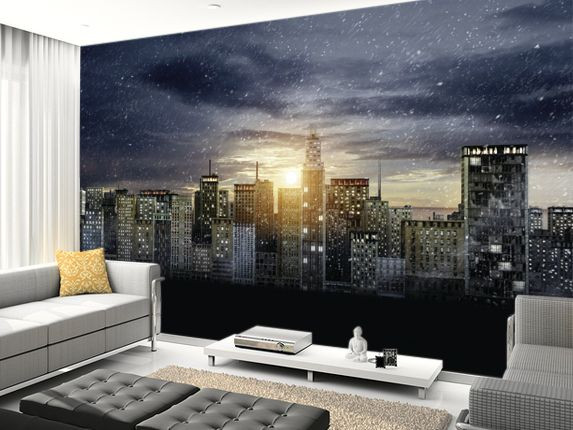 Batman Bedroom Wallpaper
 Gotham City Skyline ss