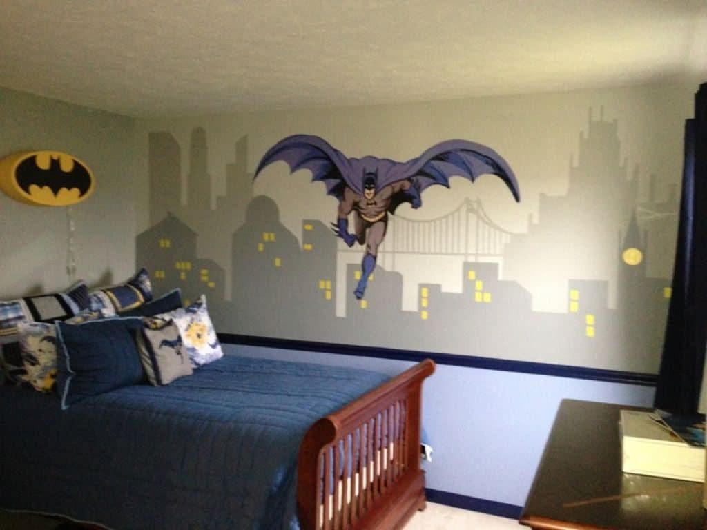 Batman Bedroom Wallpaper
 Creating A Batman Bedroom For Your Kids