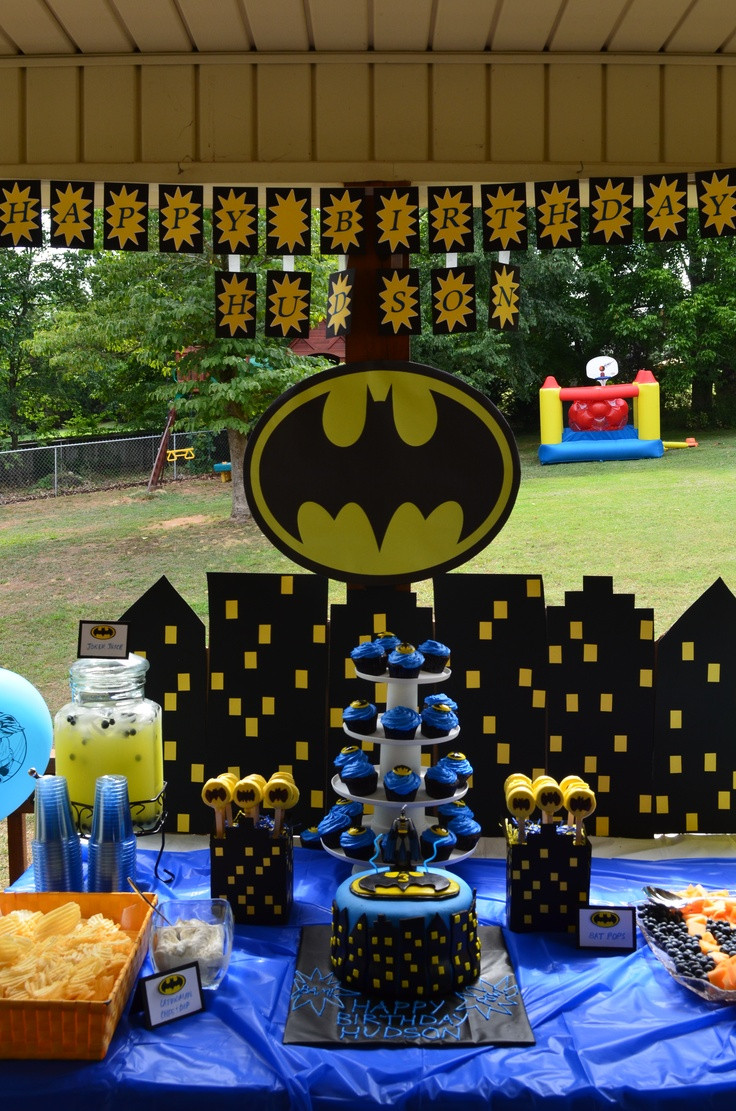 Batman Birthday Party Decorations
 Southern Blue Celebrations BATMAN PARTY IDEAS