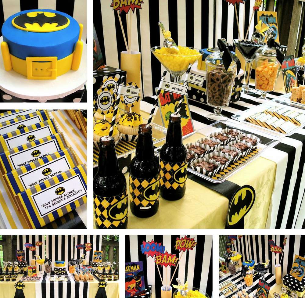 Batman Birthday Party Decorations
 Super Heroes Batman Birthday Party Ideas