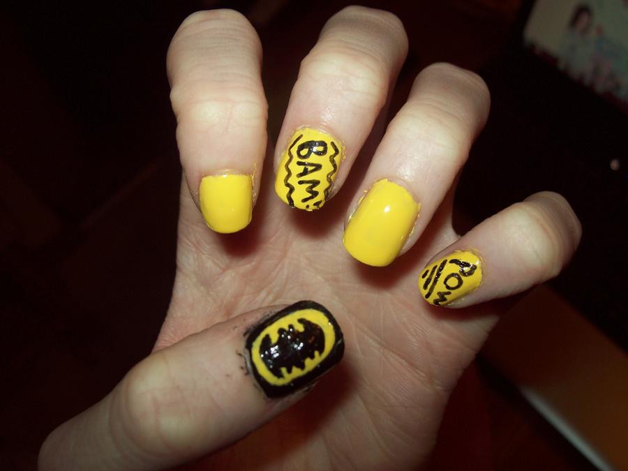 Batman Nail Designs
 11 Bodacious Batman Nail Designs