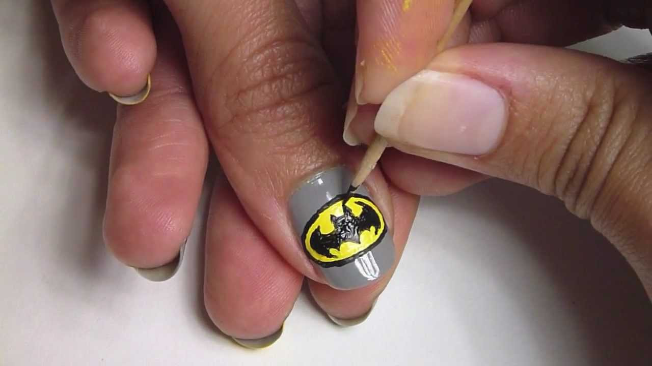 Batman Nail Designs
 Batman Nail Art