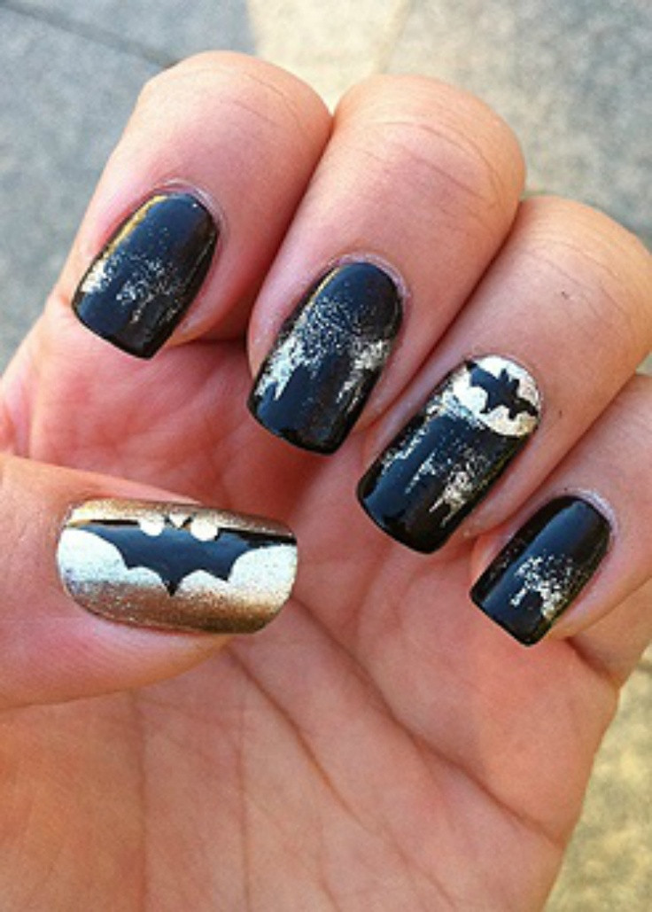 Batman Nail Designs
 Batman nails