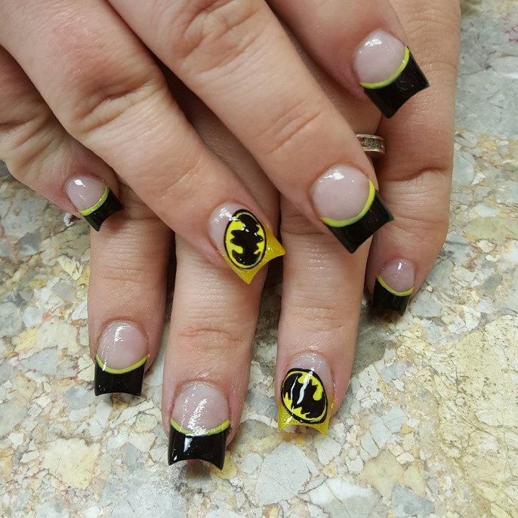 Batman Nail Designs
 20 Batman Nail Art Designs Ideas