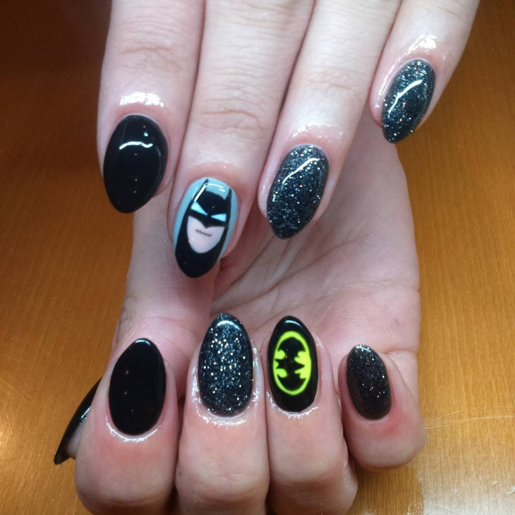 Batman Nail Designs
 20 Batman Nail Art Designs Ideas