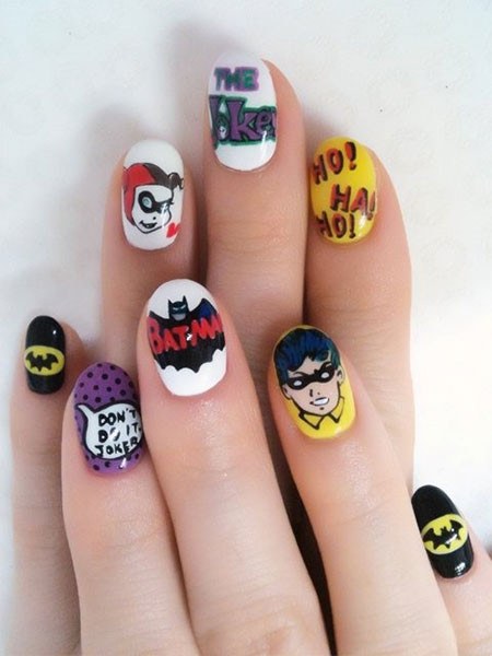 Batman Nail Designs
 30 Easy & Simple Batman Nail Art Designs Ideas Trends