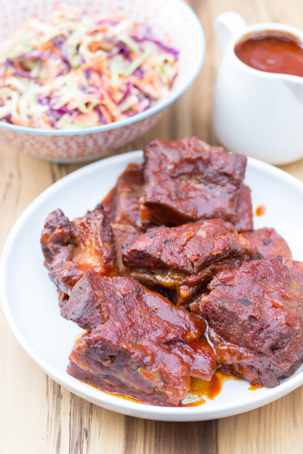 Bbq Beef Short Ribs
 Slow Cooker BBQ Beef Short Ribs Grab Your Spork