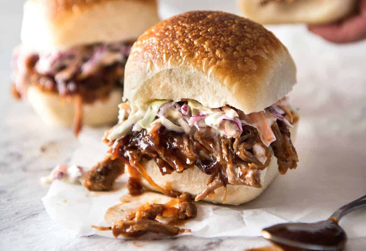 Bbq Pork Sandwiches
 Slow Cooker BBQ Pulled Pork Sandwich