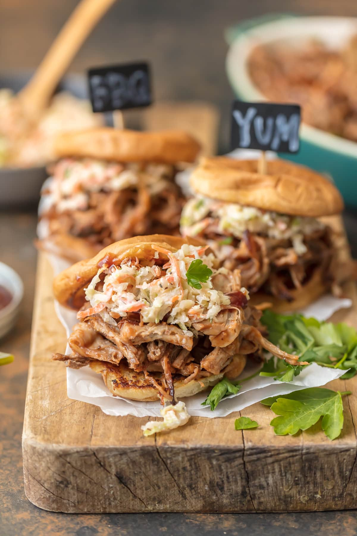 Bbq Pork Sandwiches
 Crockpot BBQ Pork Sandwich Slow Cooker BBQ Pork Sandwich