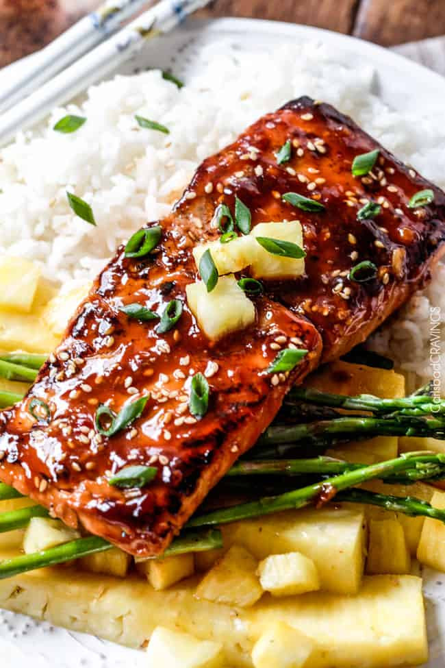 Bbq Sauce Salmon
 Asian BBQ Salmon Carlsbad Cravings