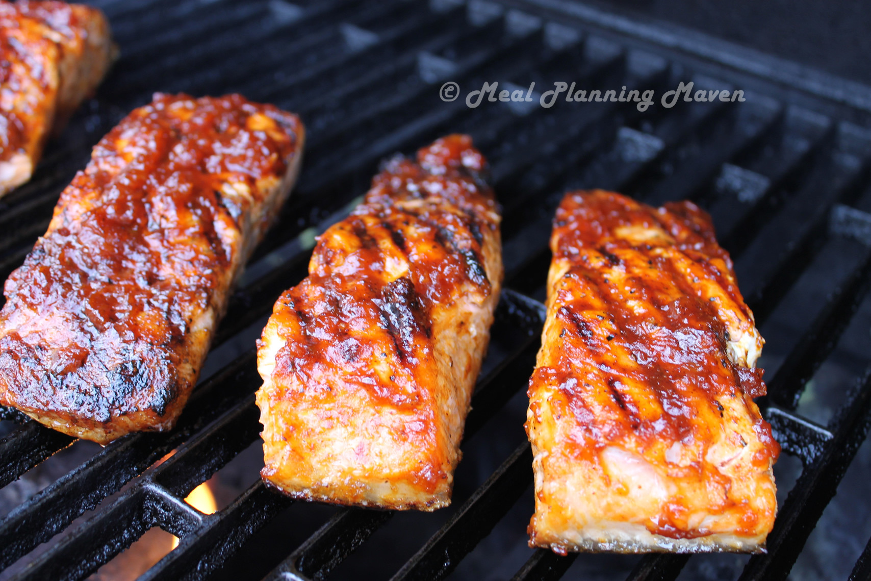 Bbq Sauce Salmon
 Sweet ‘n Tangy BBQ Salmon