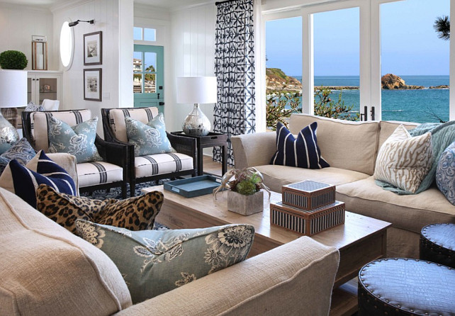 Beach Colors Living Room
 Beach House with Inspiring Coastal Interiors Home Bunch