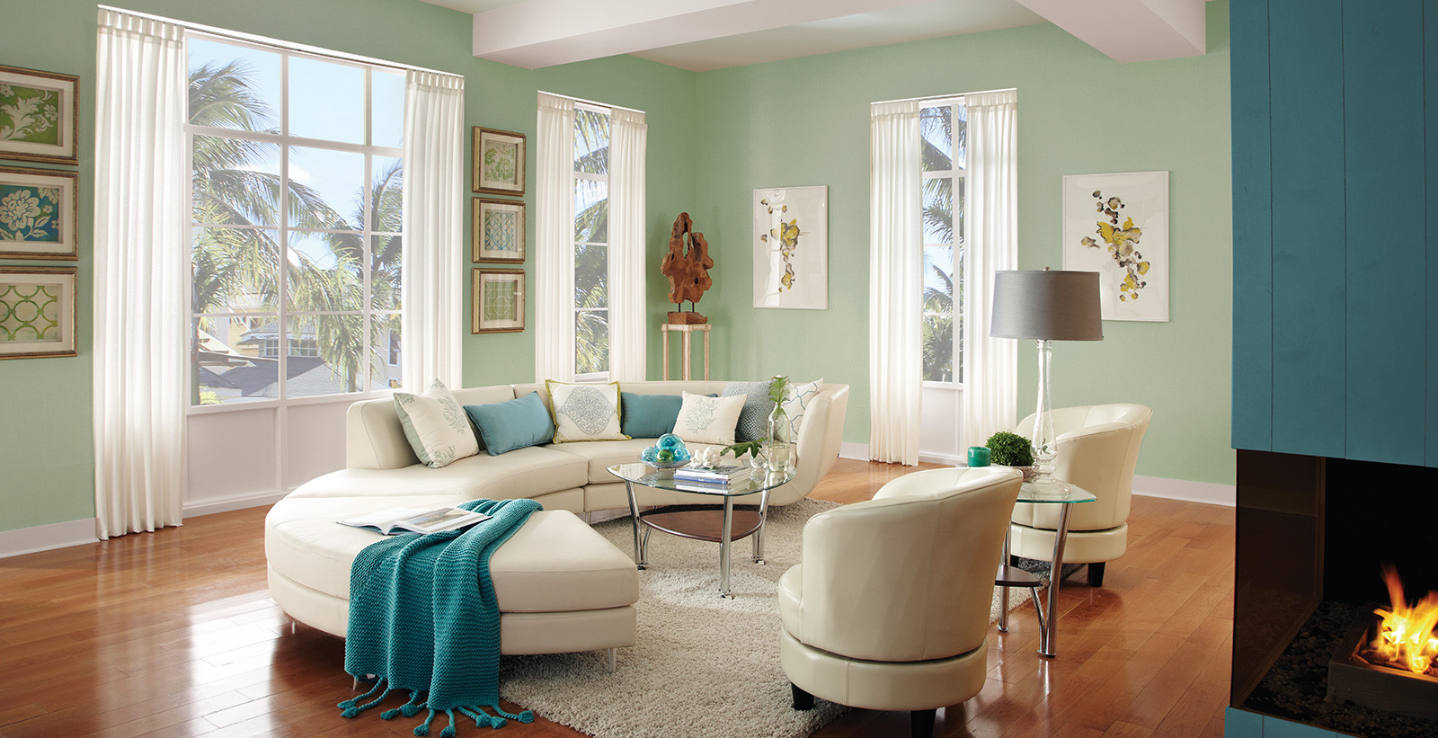 Beach Colors Living Room
 Serene Living Room Green Living Room Gallery