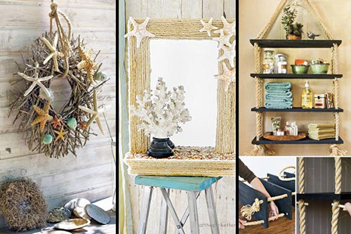 Beach Decor Ideas DIY
 36 Breezy Beach Inspired DIY Home Decorating Ideas