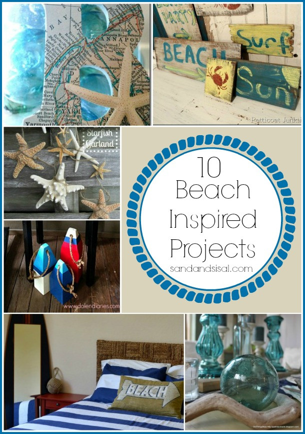 Beach Decor Ideas DIY
 10 Beach Inspired Projects Sand and Sisal