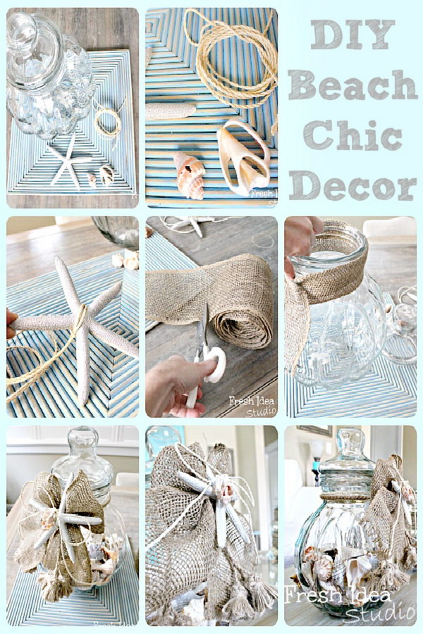 Beach Decor Ideas DIY
 DIY Beach Inspired Holiday Decoration Ideas Hative