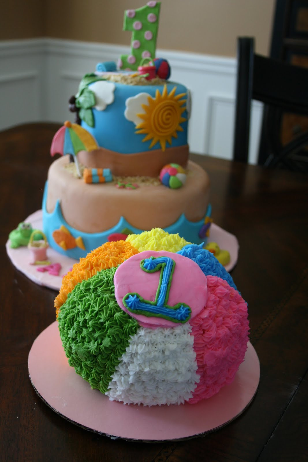 Beach Party Cake Ideas
 And Everything Sweet Beach Cake