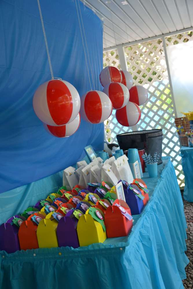 Beach Party Decorations Ideas
 The Beach Birthday Party Ideas 10 of 70