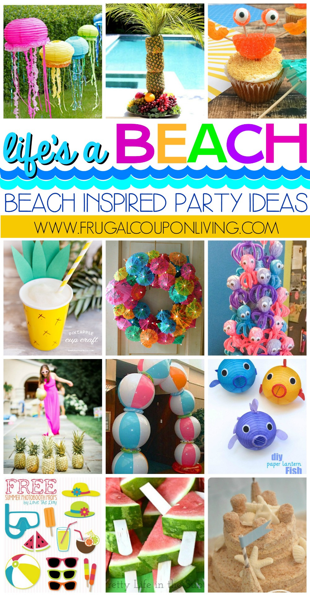 Beach Party Ideas For Kids
 Beach Inspired Party Ideas