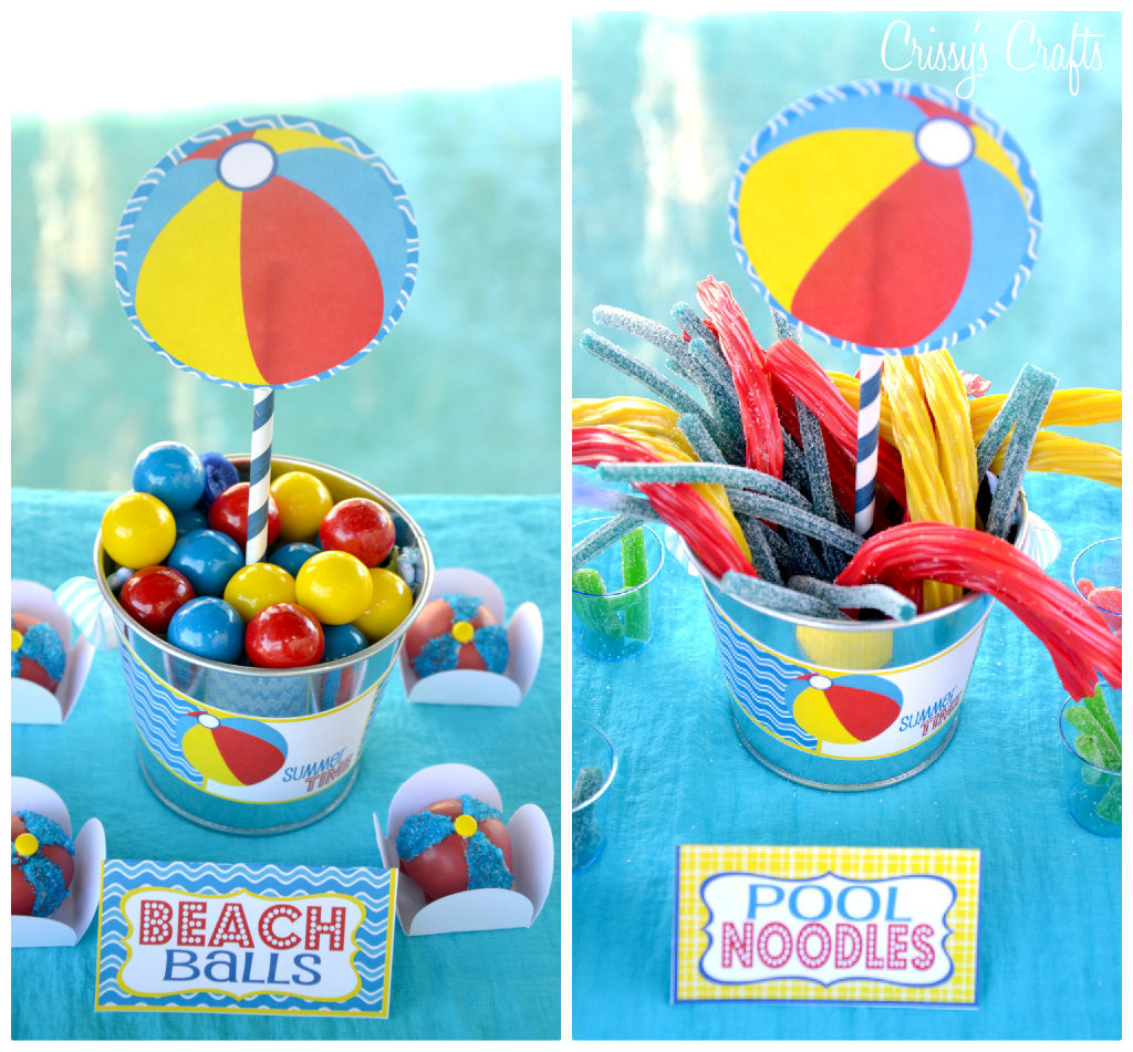 Beach Party Ideas For Kids
 Crissy s Crafts School s Out SPLISH SPLASH Pool Party