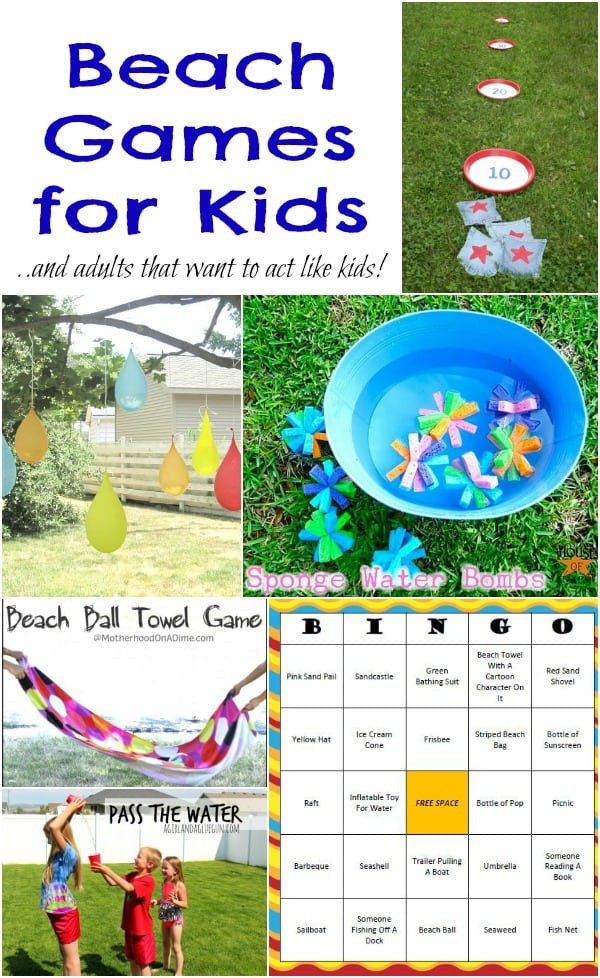 Beach Party Ideas For Kids
 Beach Games for Kids & Adults Moms & Munchkins