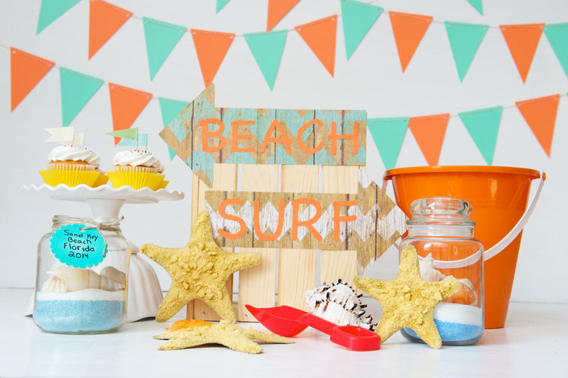 Beach Party Ideas For Kids
 2 Beachy Craft Ideas for a Kids Beach themed Craft Party