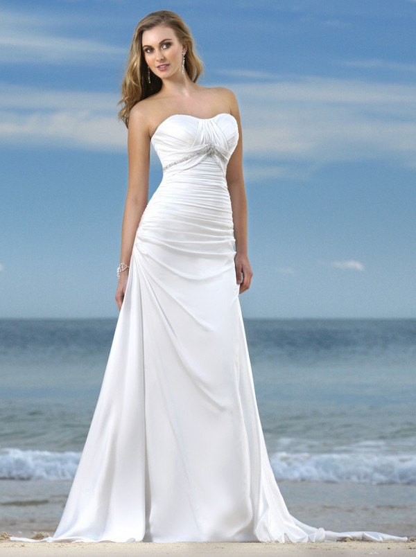 Beach Style Wedding Dresses
 25 Beautiful Beach Wedding Dresses – The WoW Style