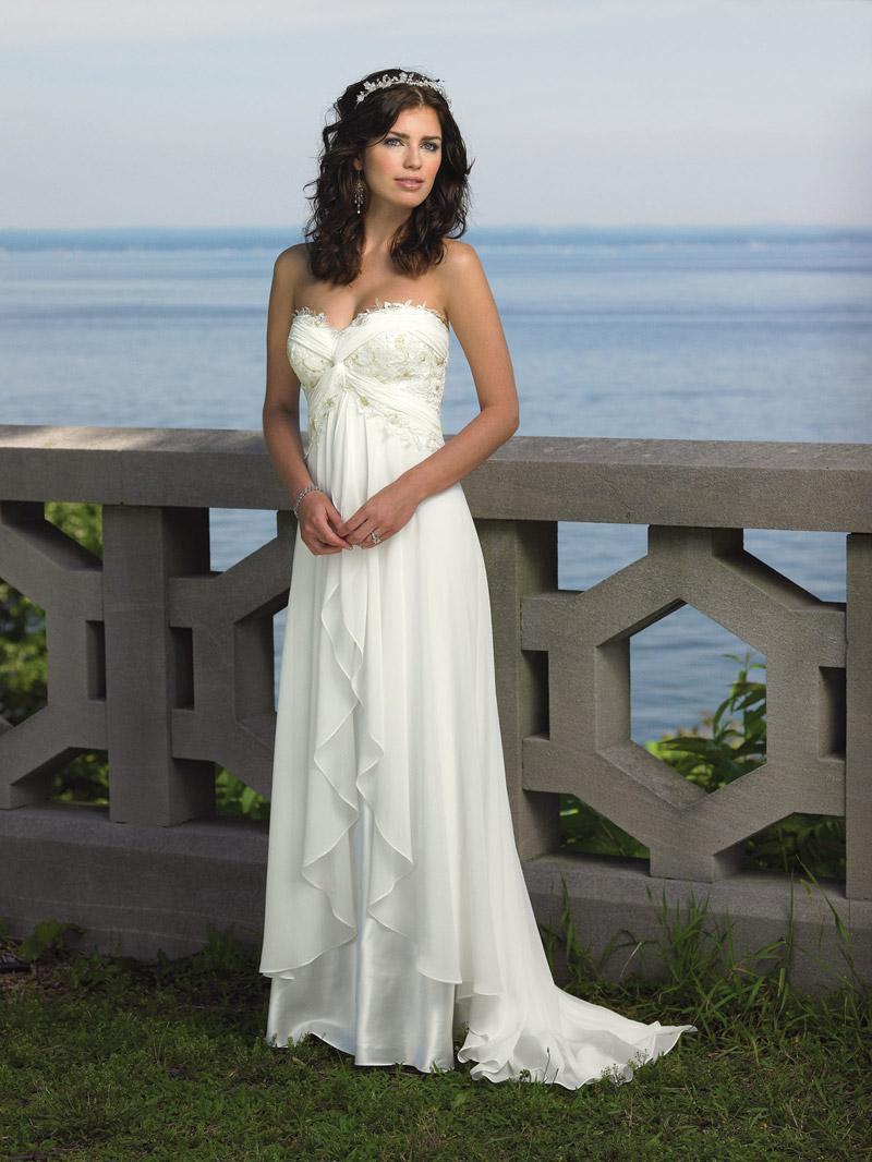 Beach Style Wedding Dresses
 25 Beautiful Beach Wedding Dresses – The WoW Style