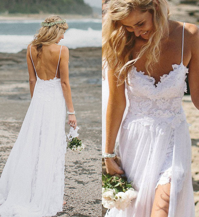 Beach Style Wedding Dresses
 LOVELY BEACH WEDDING DRESS INSPIRATION Godfather Style