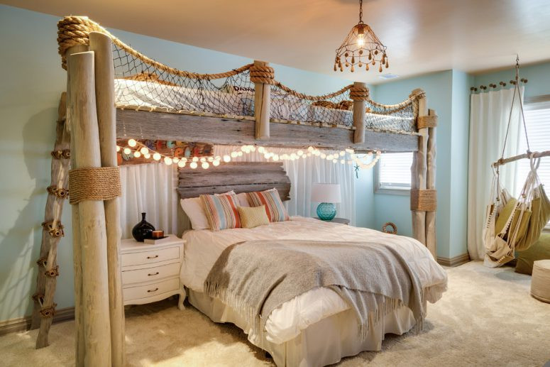 Beach Theme Bedroom Decorating Ideas
 49 Beautiful Beach And Sea Themed Bedroom Designs DigsDigs