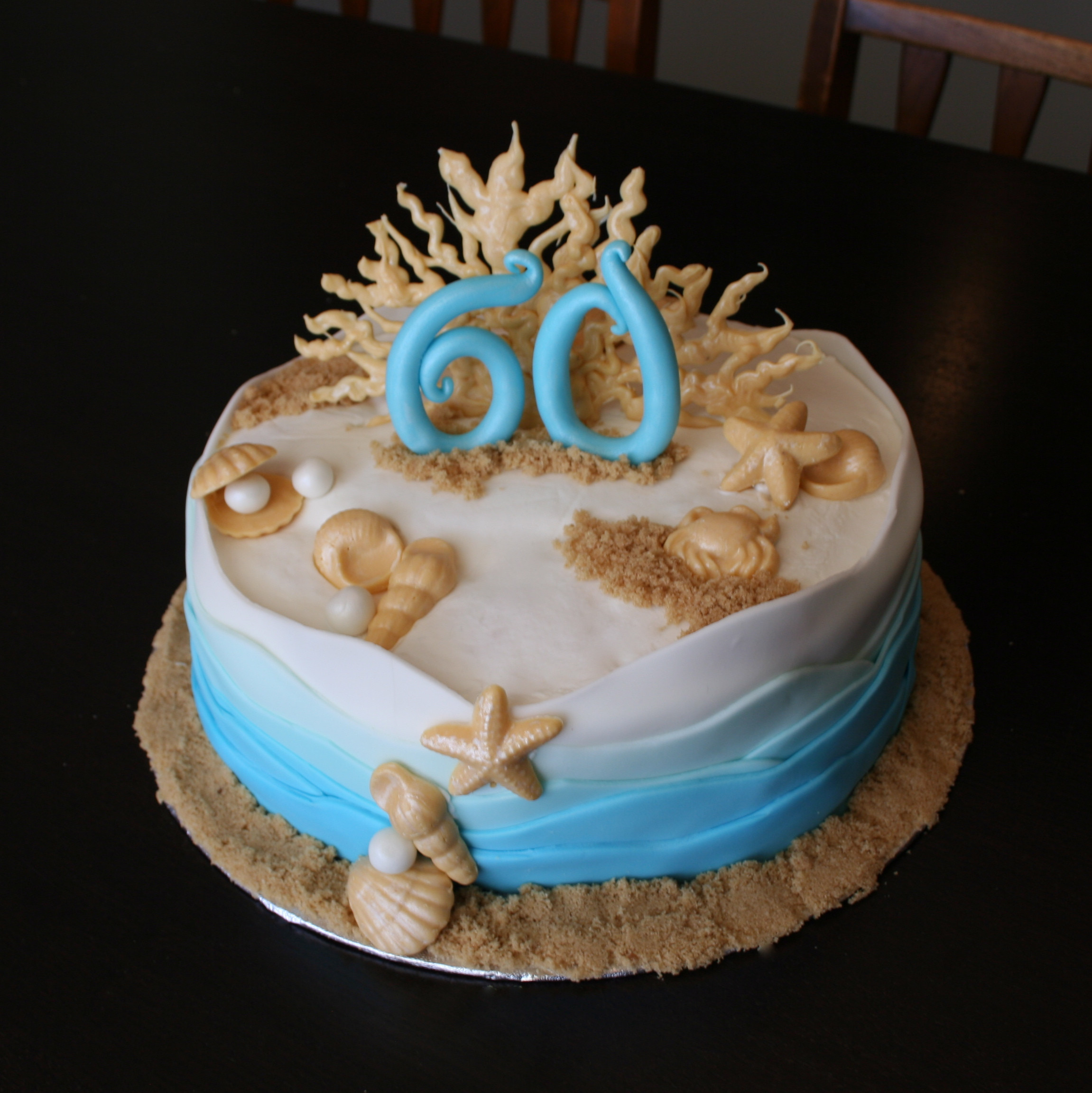 Beach Theme Birthday Cake
 Sophisticated Cakes