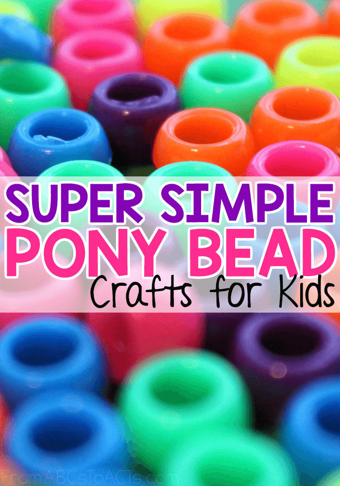 Bead Crafts For Kids
 Super Simple Pony Bead Crafts for Kids