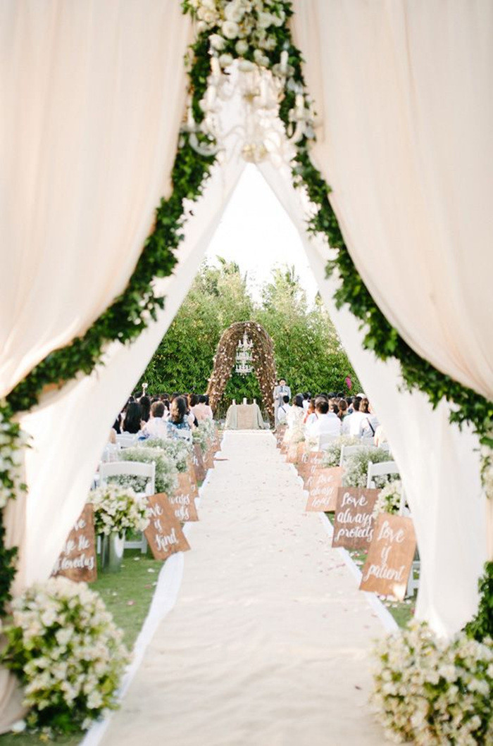 Beautiful Backyard Weddings
 21 Pretty Garden Wedding Ideas For 2016